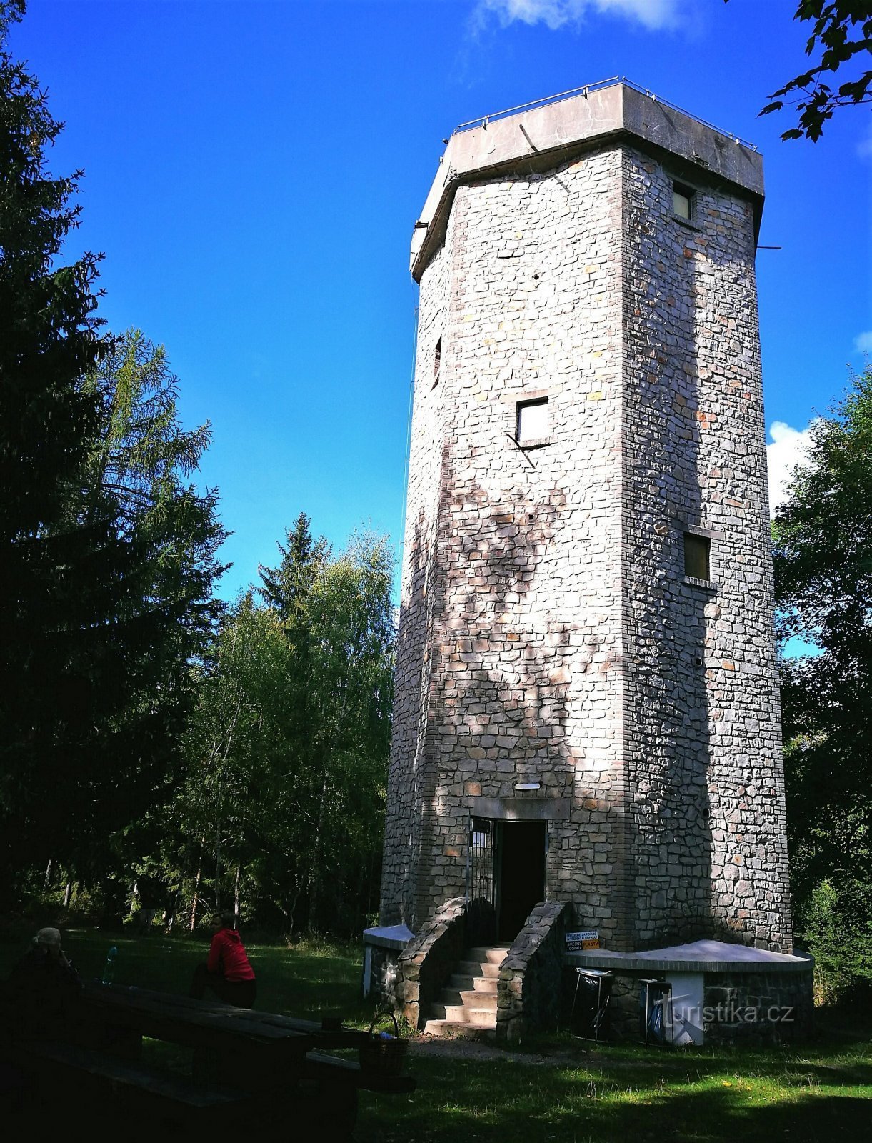 Studený vrch torre di osservazione.