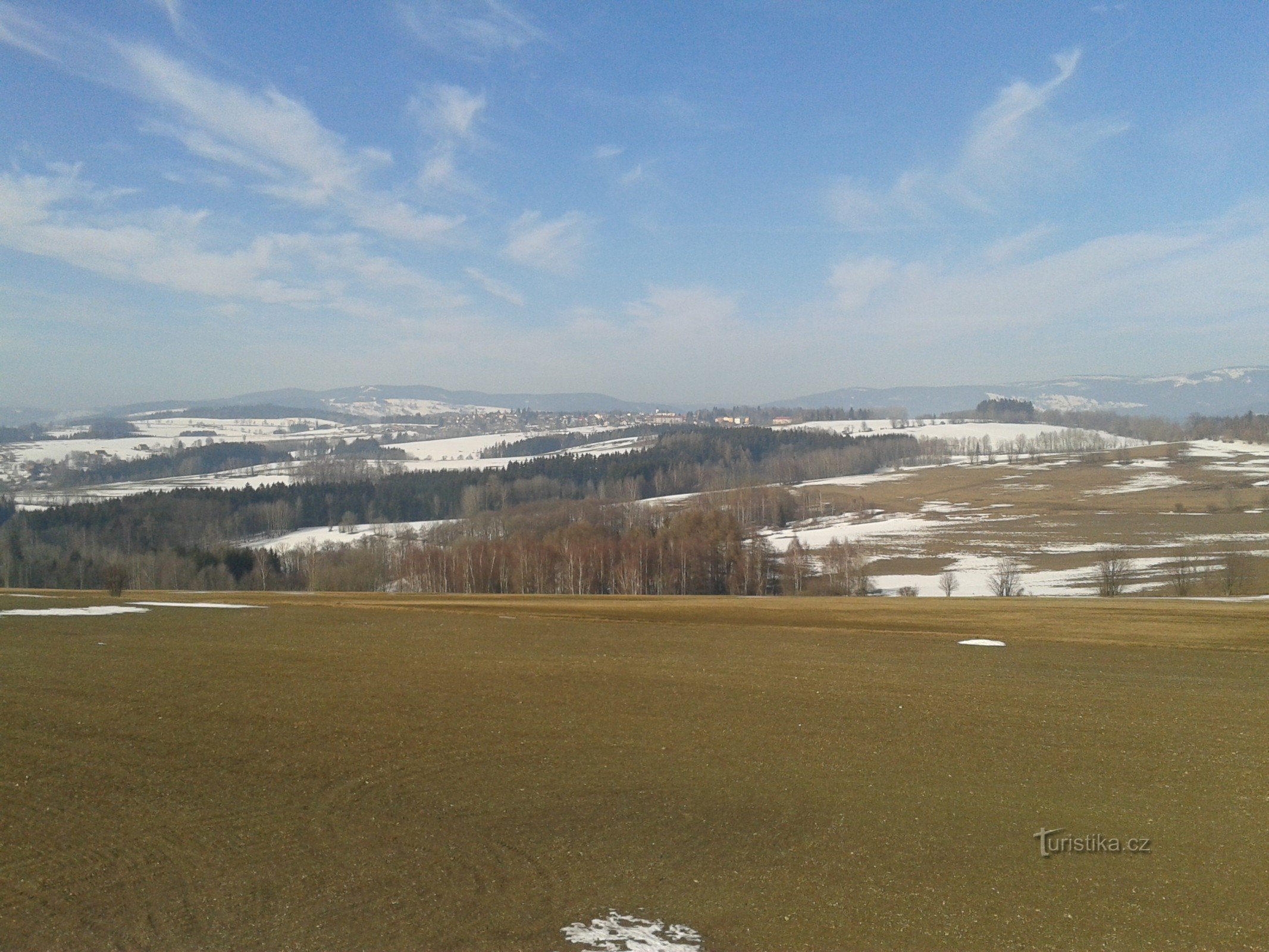 Aussichtsturm bei Borovice