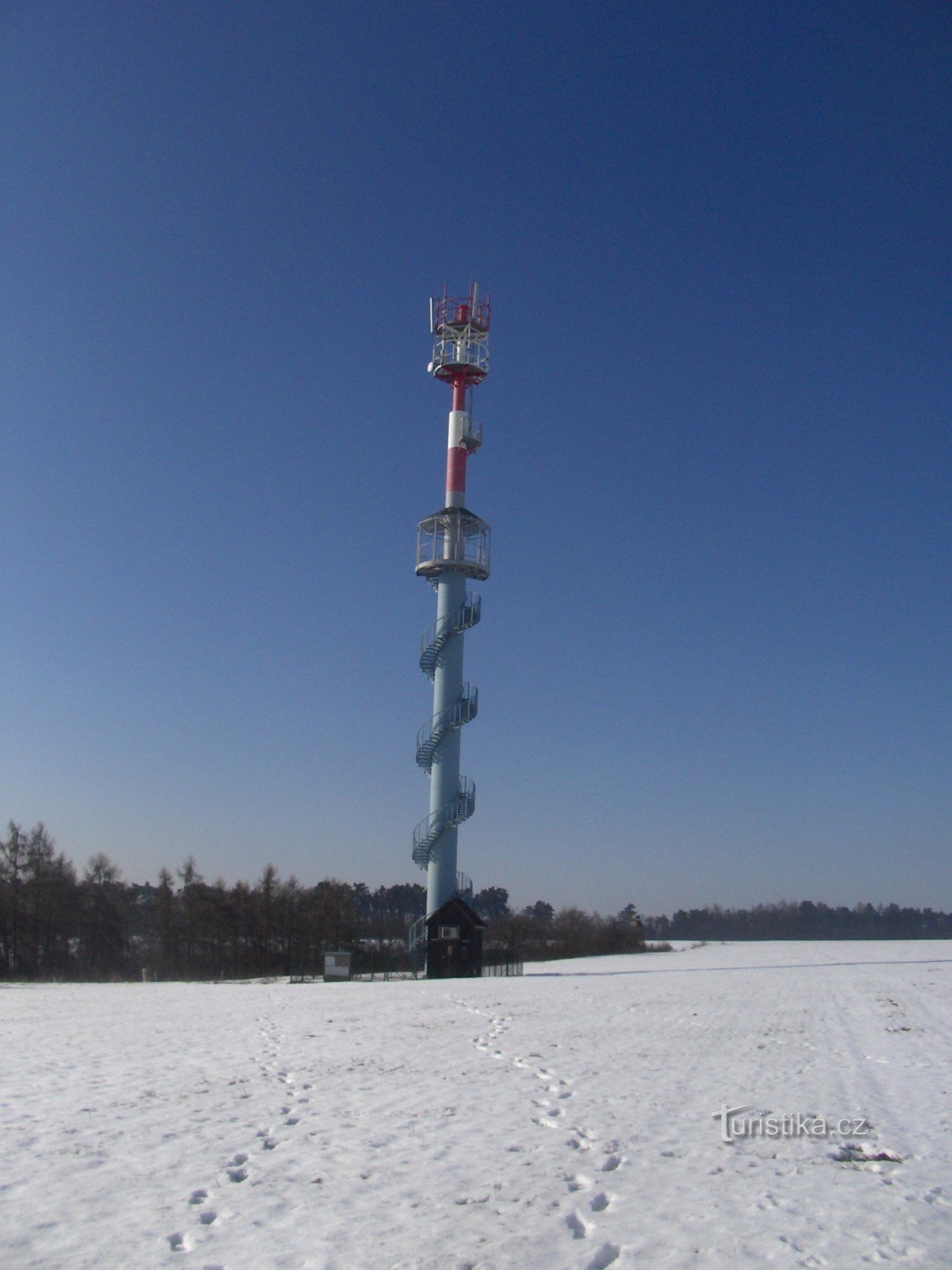 Wieża widokowa w pobliżu wsi Líský