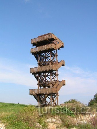 Uitkijktoren U Strejců in Horní Luby bij Kraslice