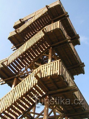 U Strejců observation tower in Horní Luby near Kraslice