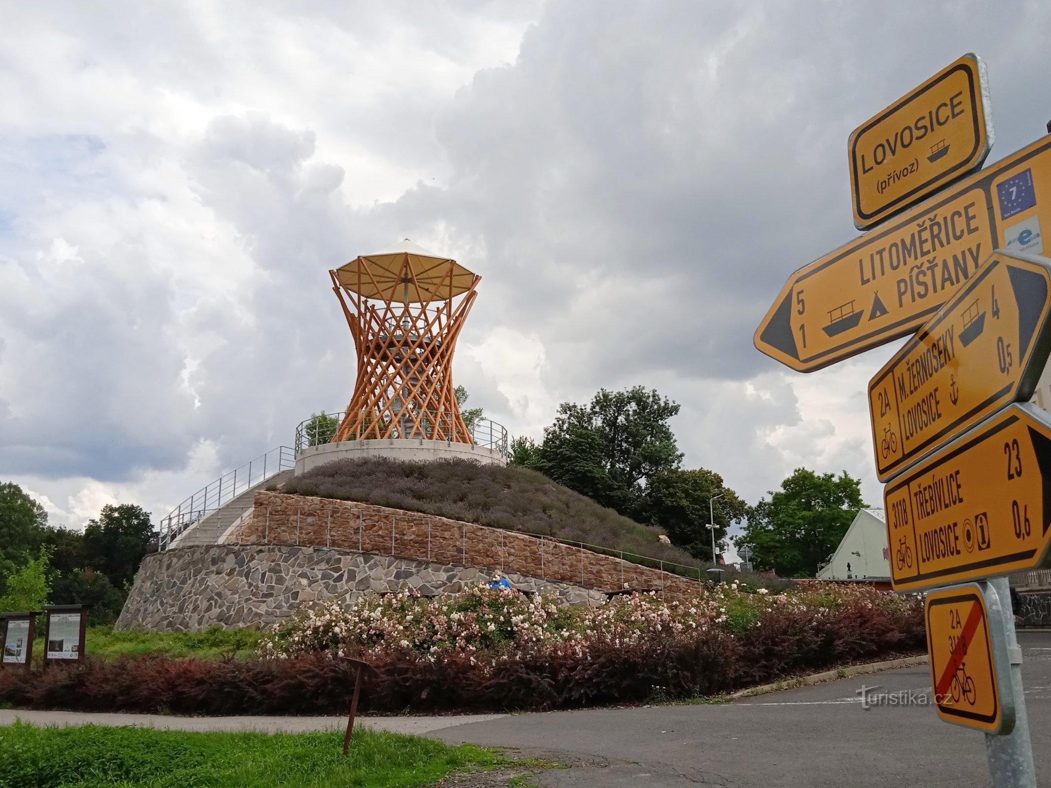 Aussichtsturm U Zámeček, Lovosice