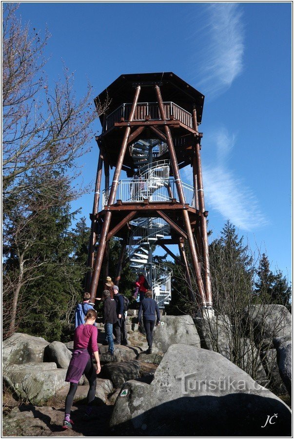 Der Aussichtsturm in seiner ganzen Pracht