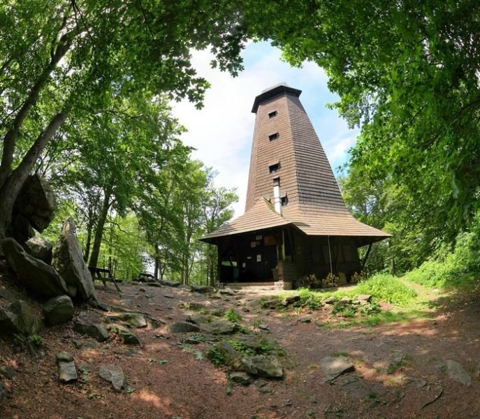 Velký Blaník uitkijktoren