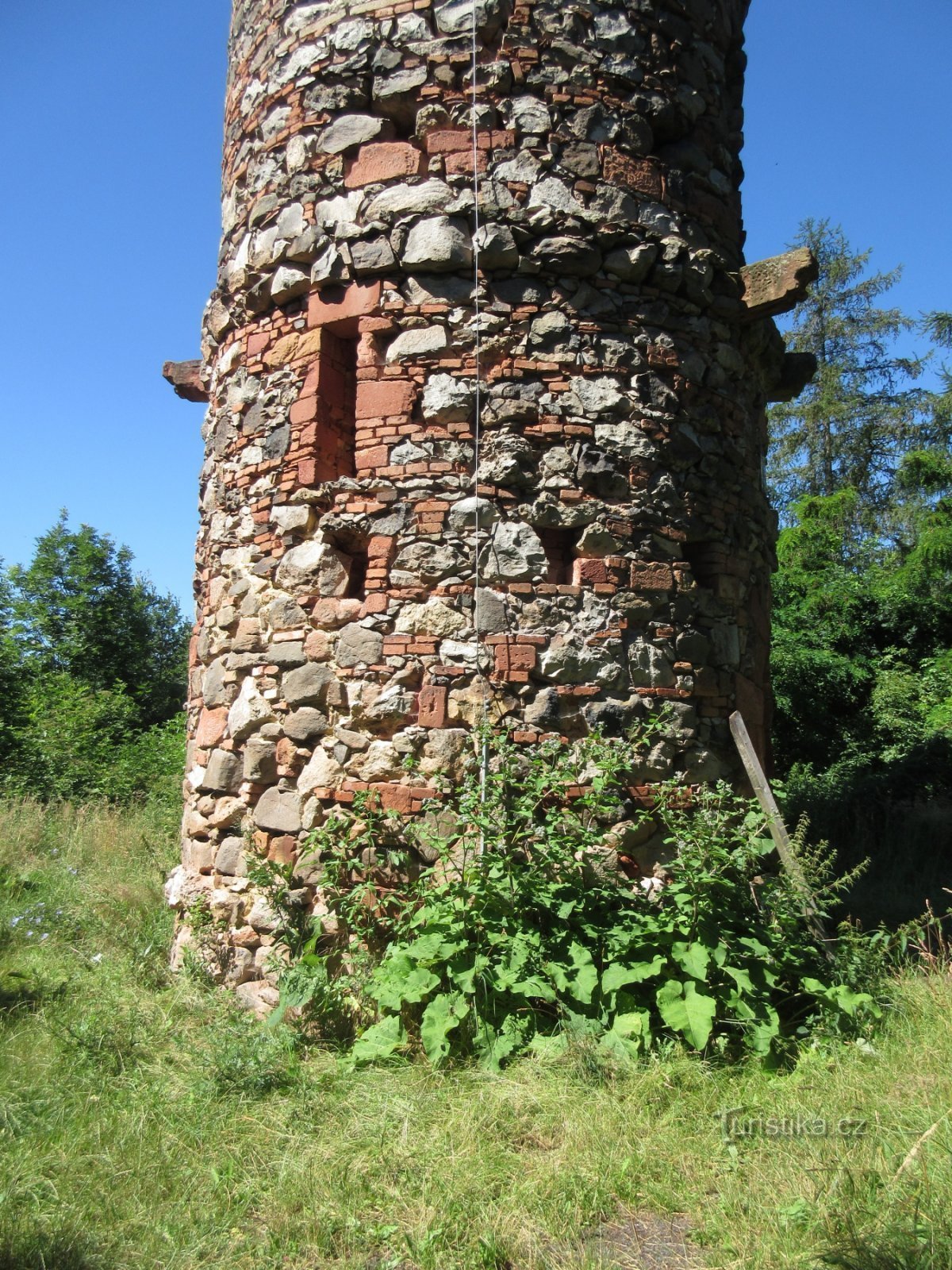 Vochlice lookout tower - lower part