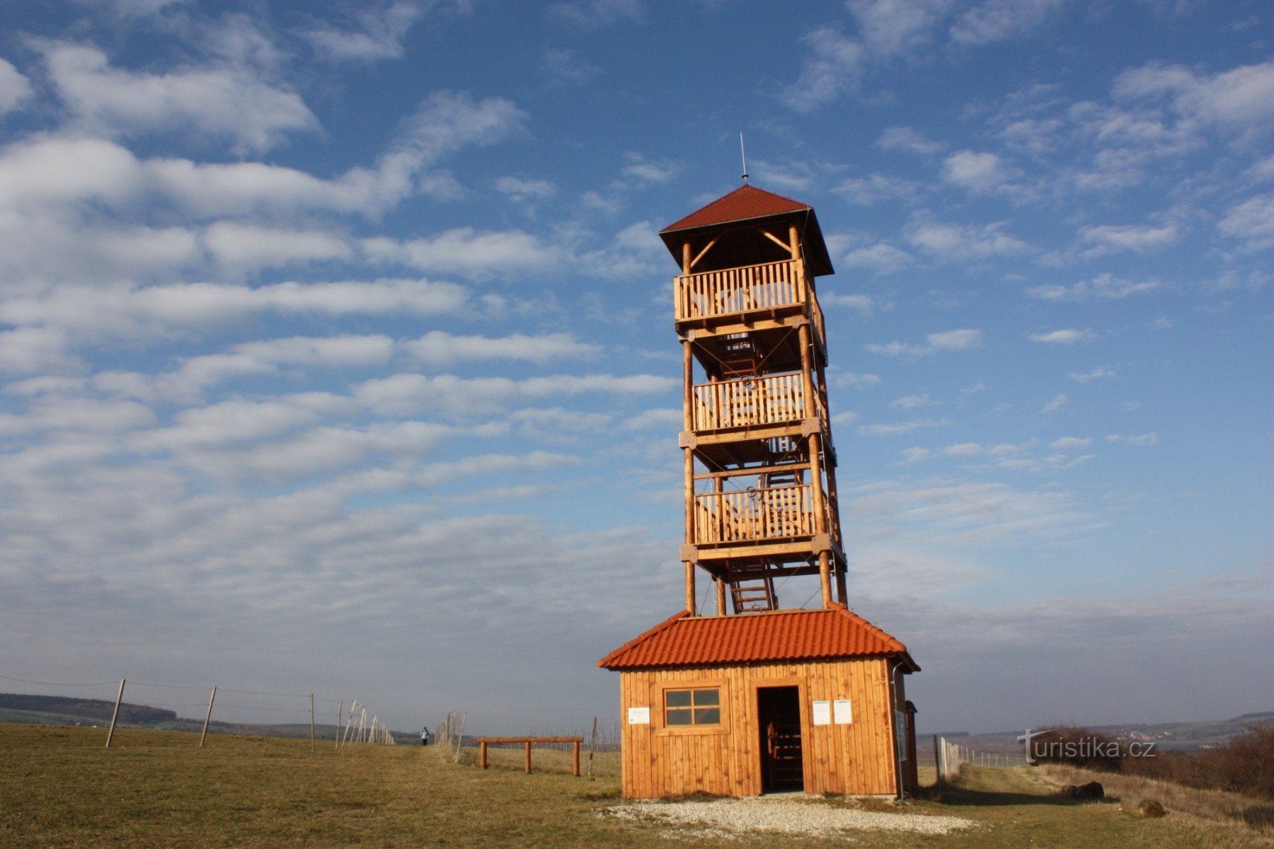 Uitkijktoren Zdenička in de regio Kroměříž