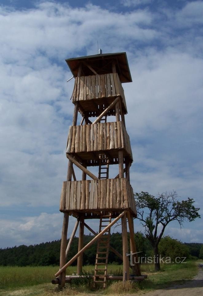 Lookout tower Židoviny - Blue