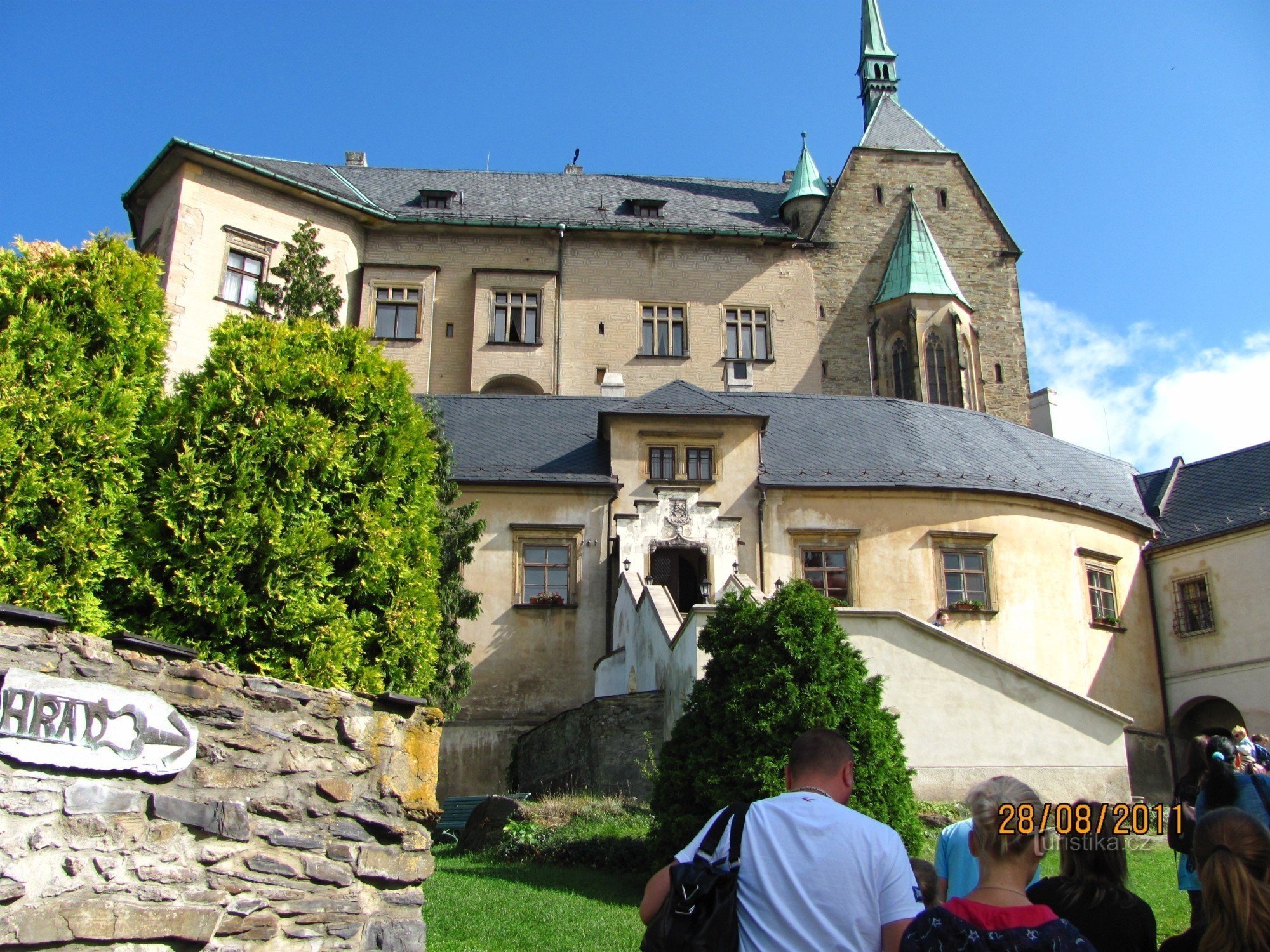 Farväl till semestern på slottet Šternberk