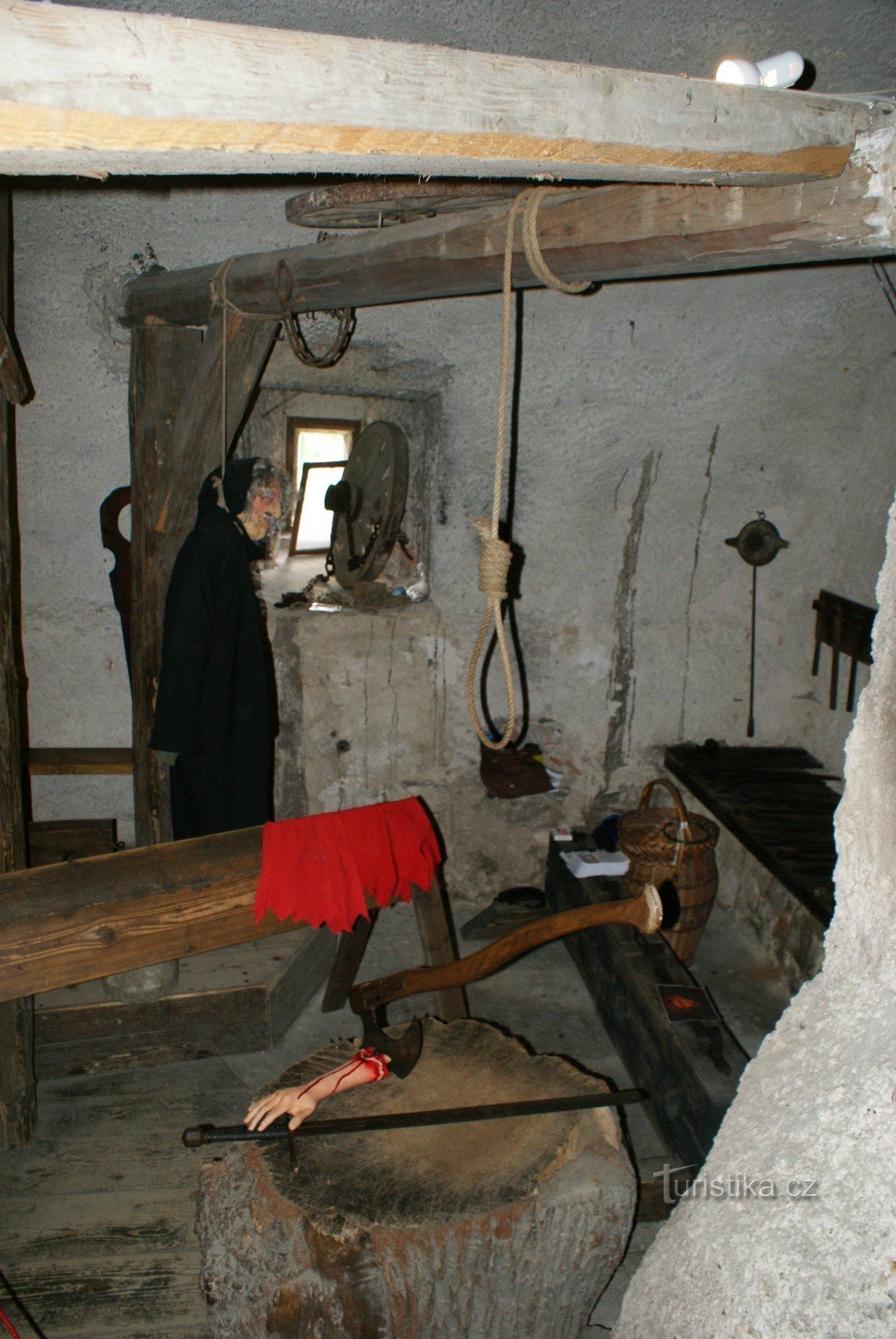 Rožmberk nad Vltavou - Hiša usmrtitev (Muzej kapitalske pravice)