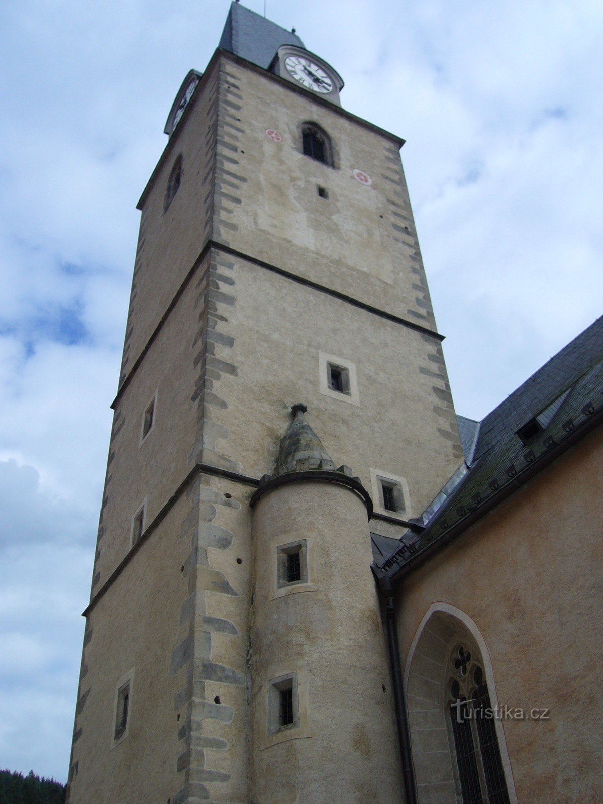 Rožmberk nad Vltavou Kerk van St. Nicolaas