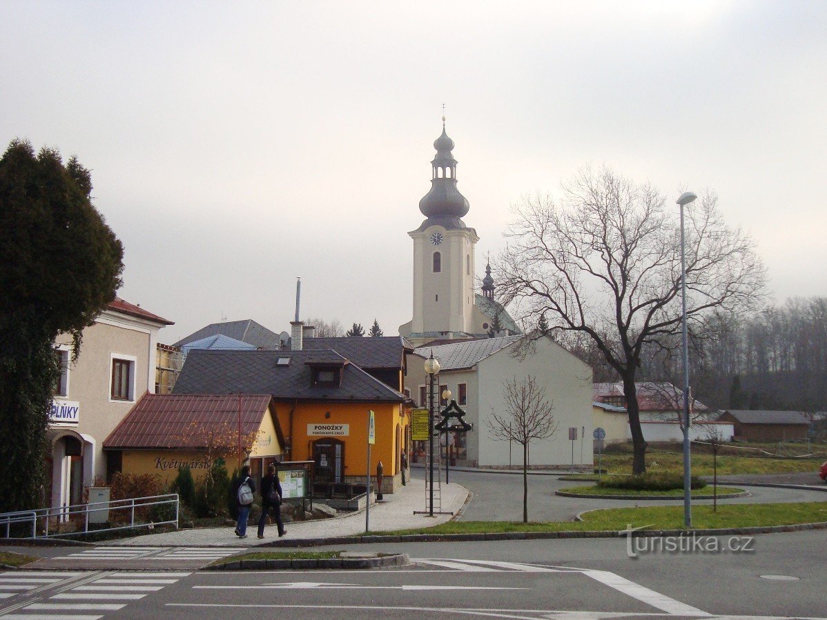 Rožnov pod Radhoštěm-barokk Mindenszentek temploma-Fotó: Ulrych Mir.
