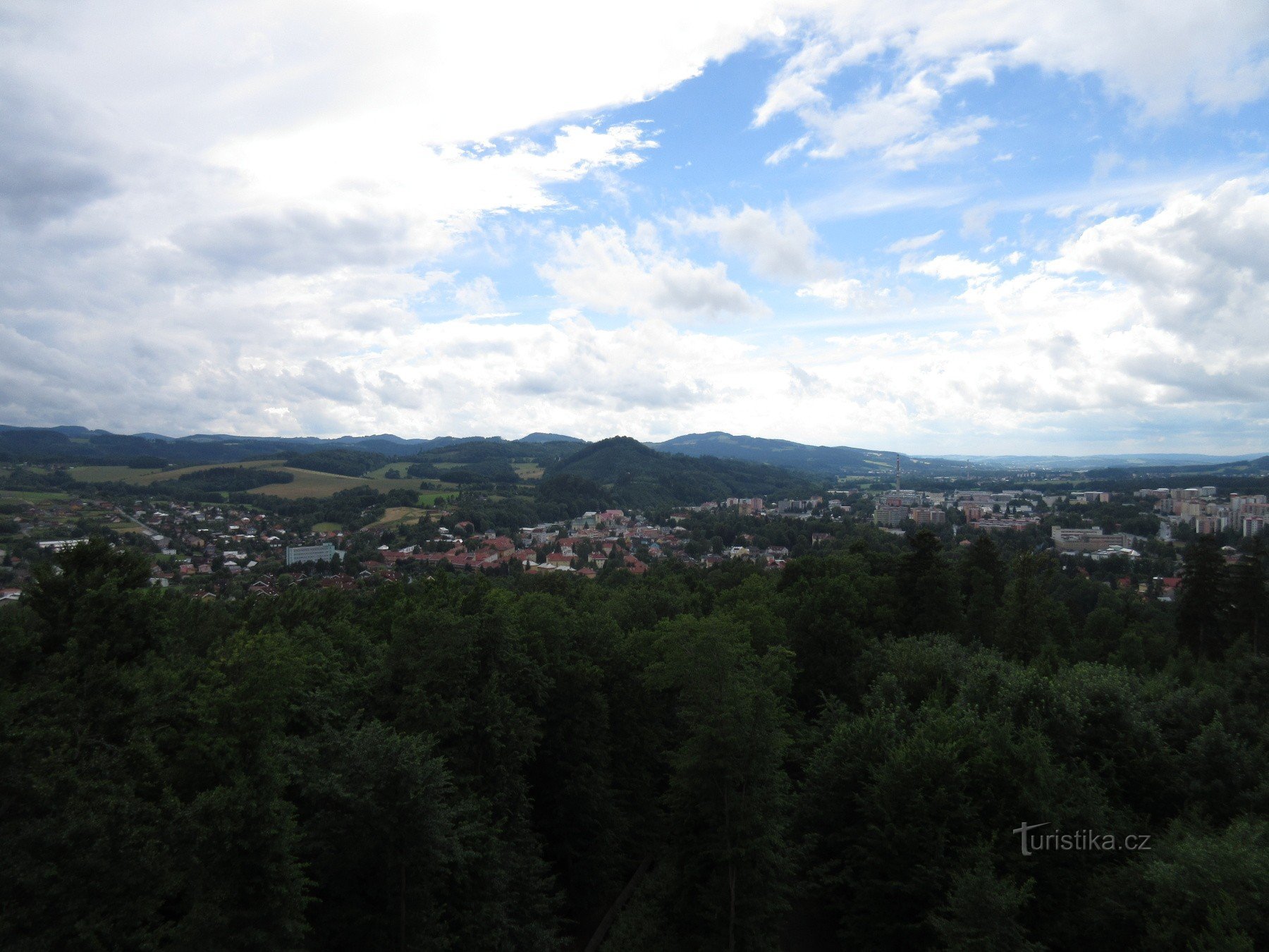 Rožnov pod Radhoštěm - Jurkovič 观景塔和 Rožnov 啤酒厂