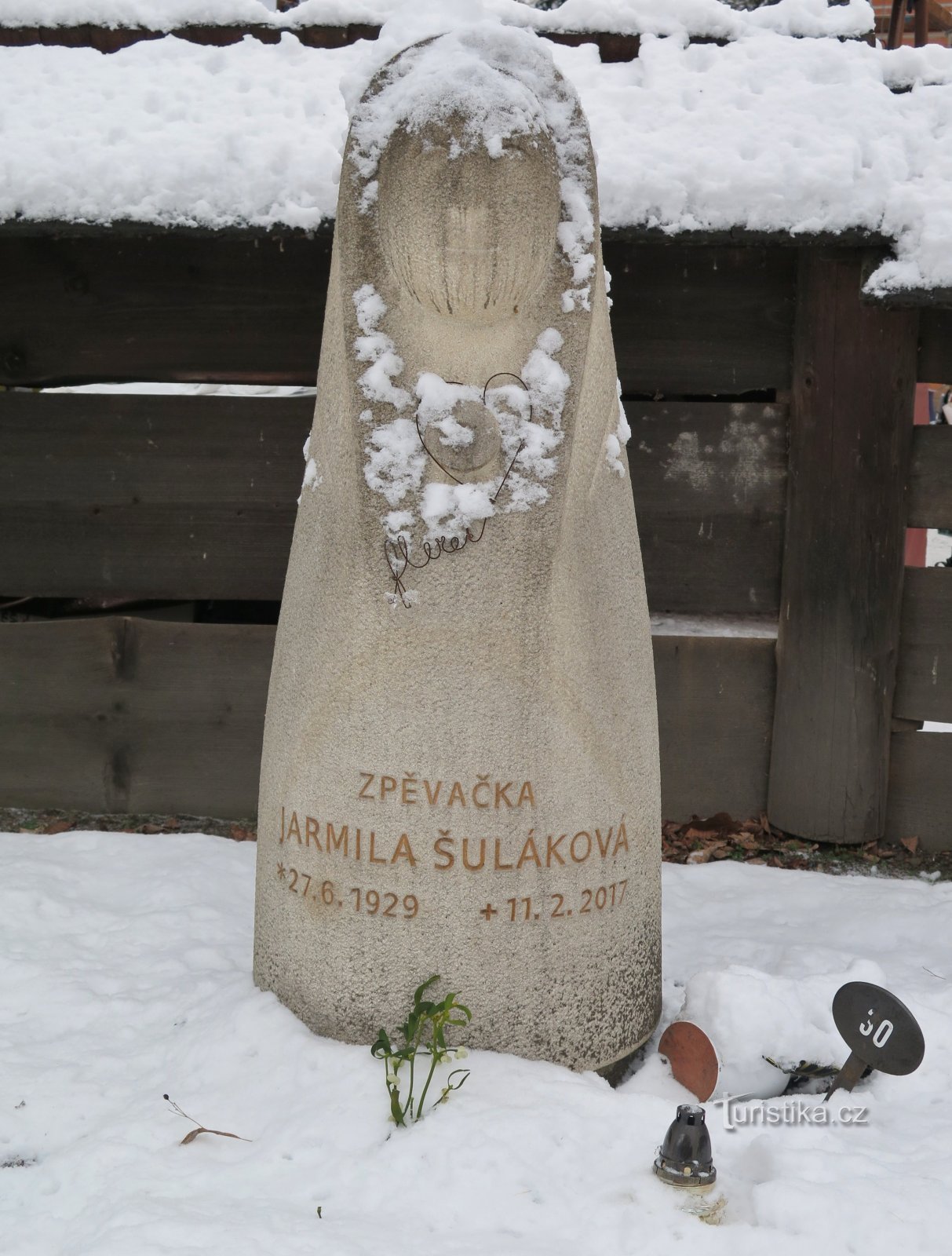 Rožnov pod Radhoštěm – the memorial grave of the Wallachian queen Jarmila Šuláková