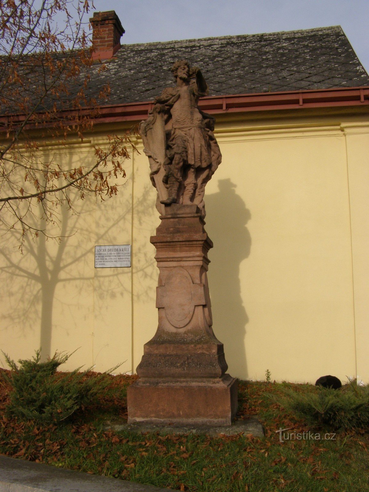 Rtyně v Podkrkonoší - socha krále Davida