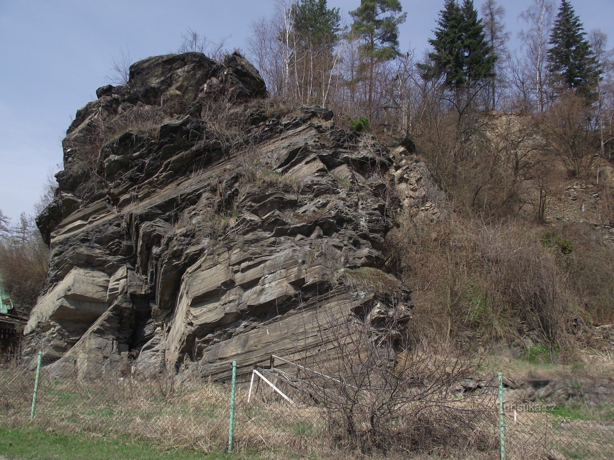 Ruda nad Moravou - rocher près de Mýta