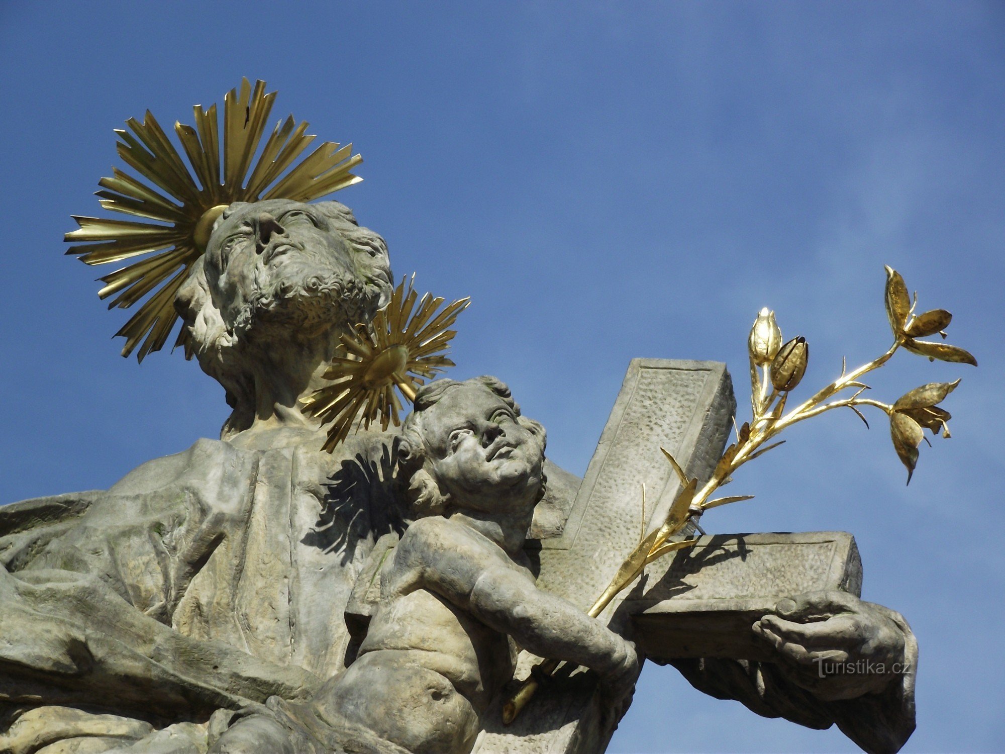 Ruda nad Moravou - die Statue des hl. Joseph