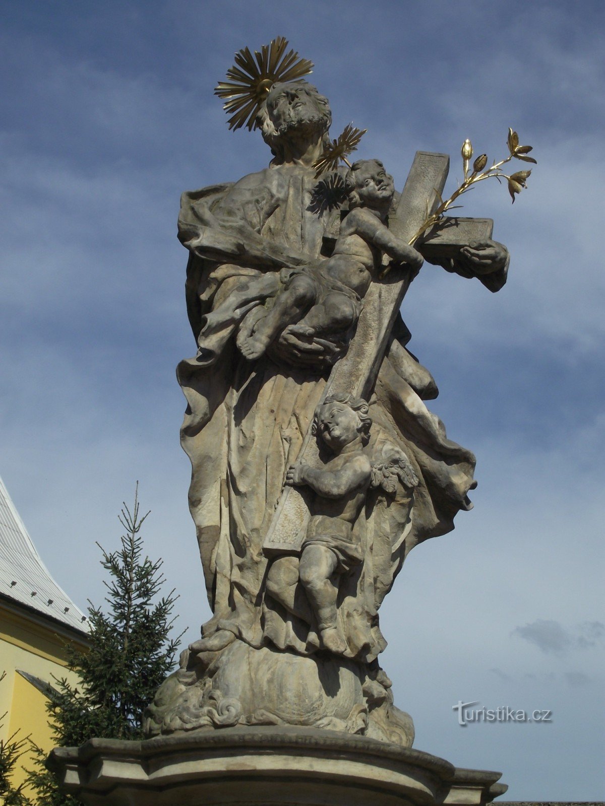 Ruda nad Moravou - το άγαλμα του Αγ. Ιωσήφ