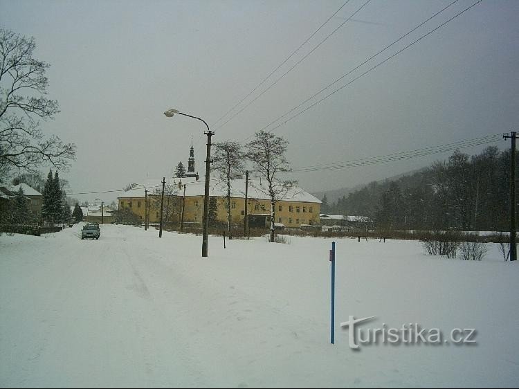 Ruda nad Moravou - zamek zimą: Zdjęcie JJV