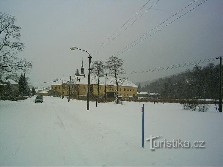 Ruda nad Moravou - Burg im Winter: Foto von JJV