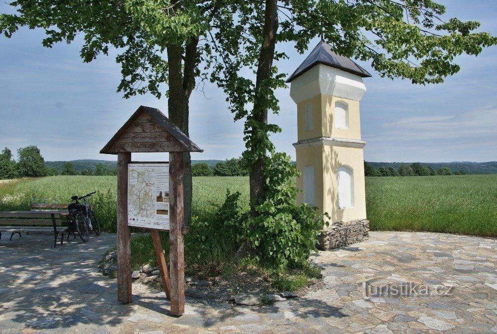 Ruda (en Rýmařov) - una capilla de tres lados