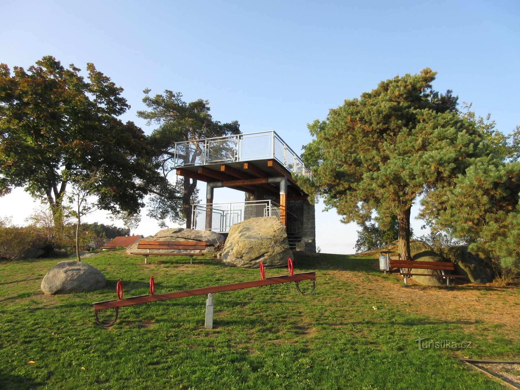 Rudíkov – pueblo y torre de observación