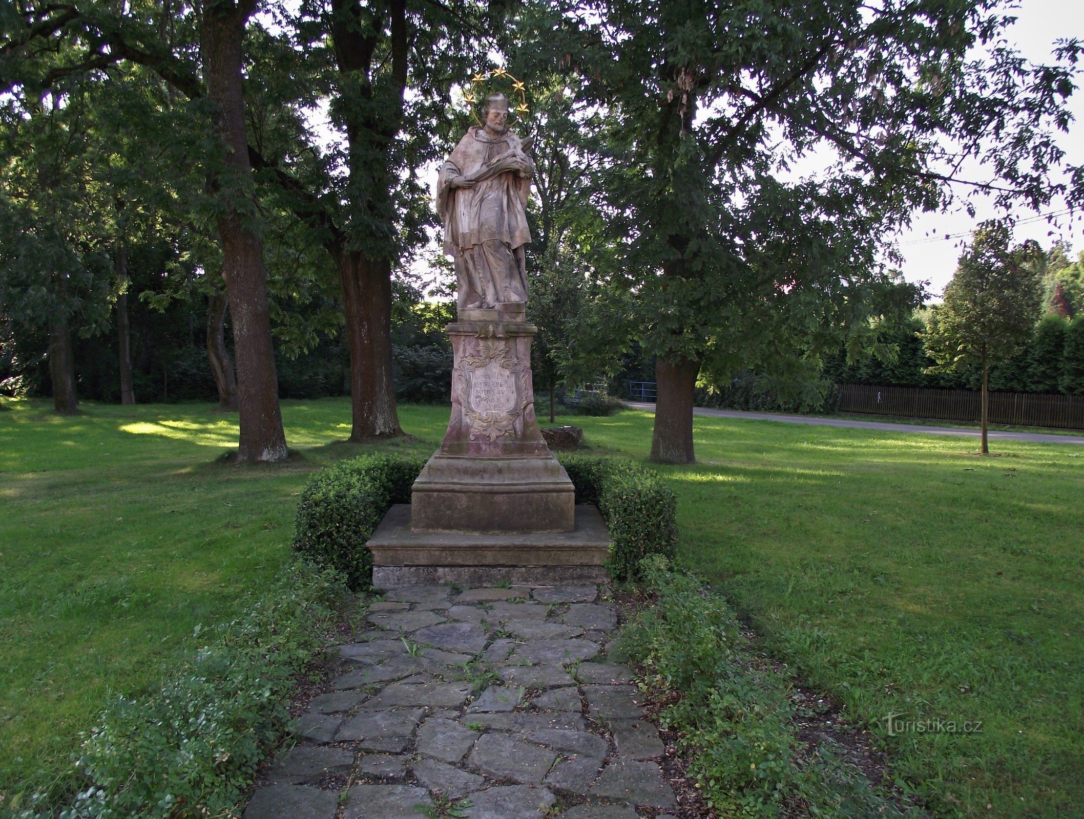 Rudná pod Pradědem - statuia Sf. Jan Nepomucký