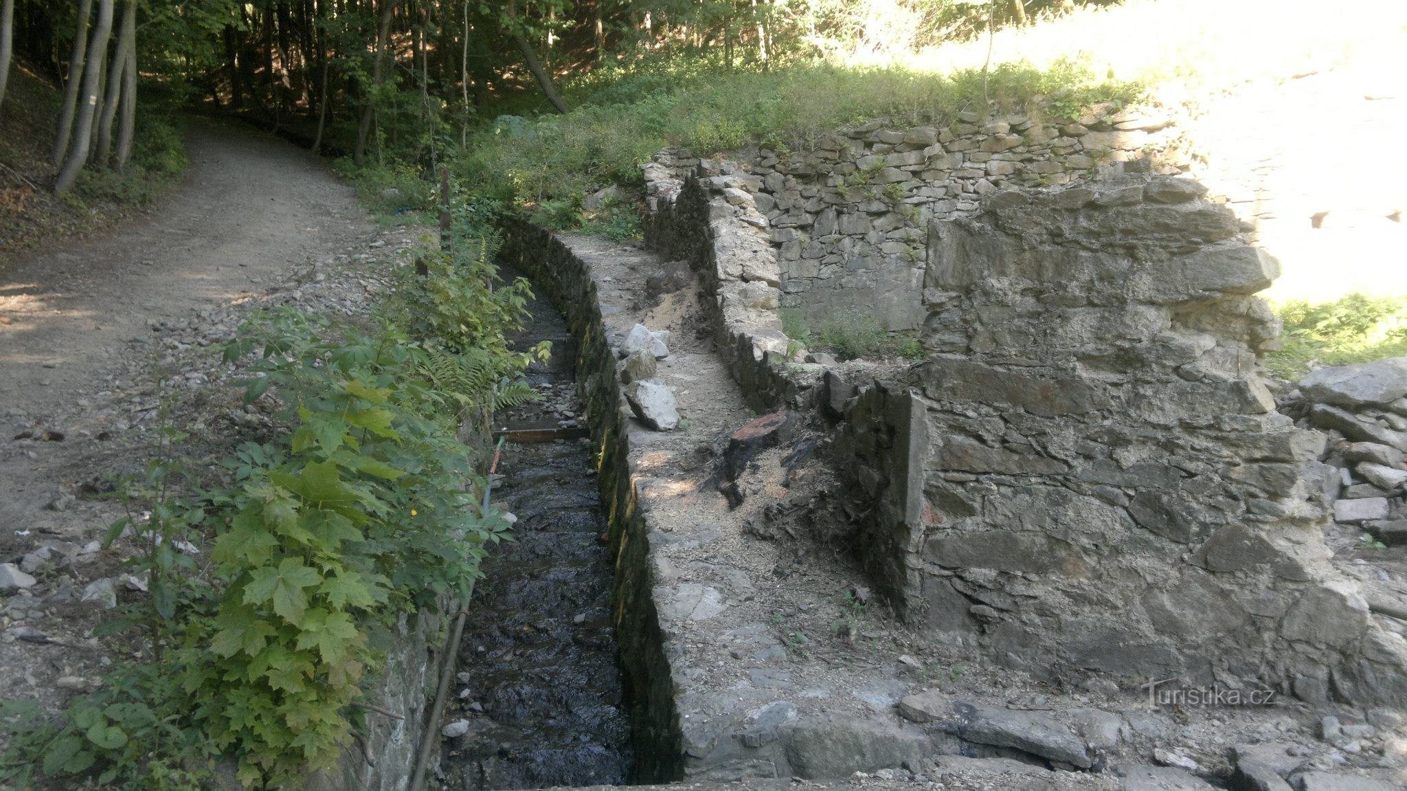 Ruiny hamru na Krupském potoce