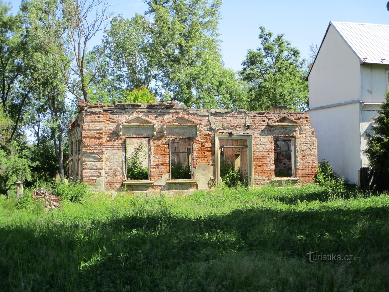 Ruinas del No. 31 original (Starý Ples, 1.6.2020 de junio de XNUMX)