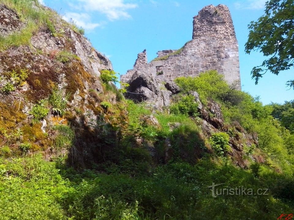 Ruinerna av ruinerna av Přimda