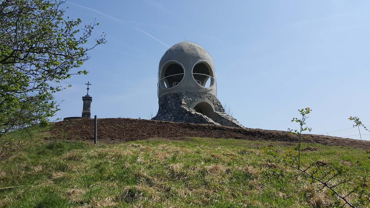 Růženka fra Bohemian Switzerland til toppen 1 km