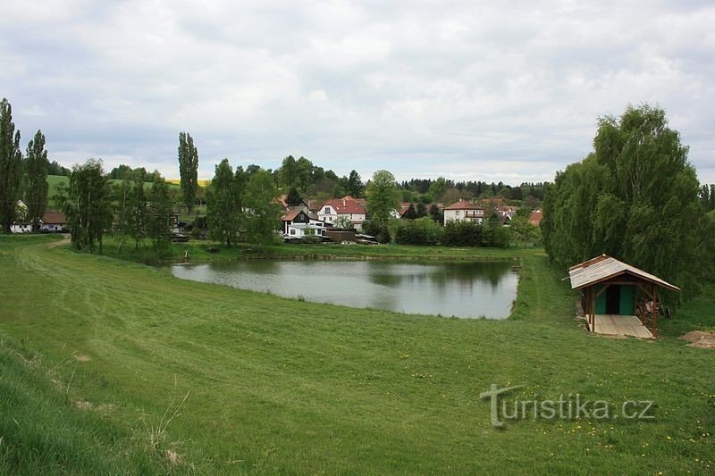 pond on the eastern edge