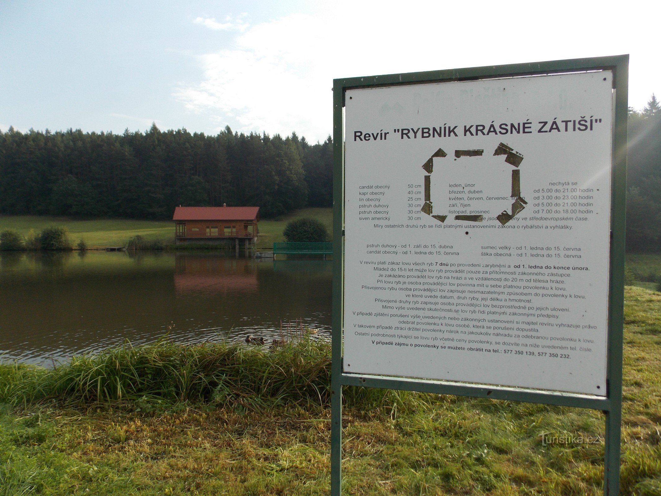 Rybník - Prekrasna mrtva priroda u blizini Újezda u blizini Valašské Klobouka