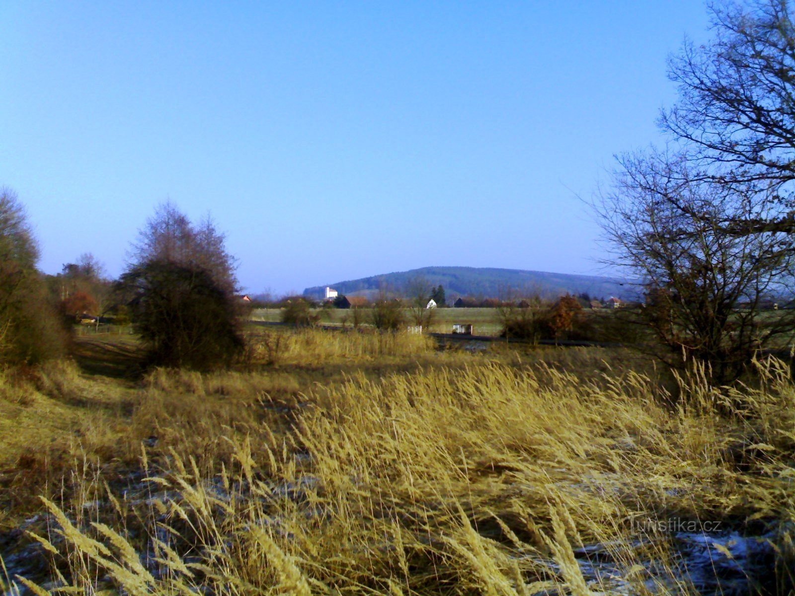 Teich Náklaďák bei Kovača - Blick vom Damm