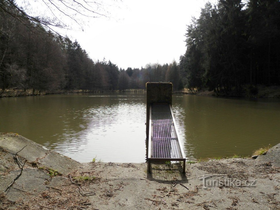 Teich von der Schleuse