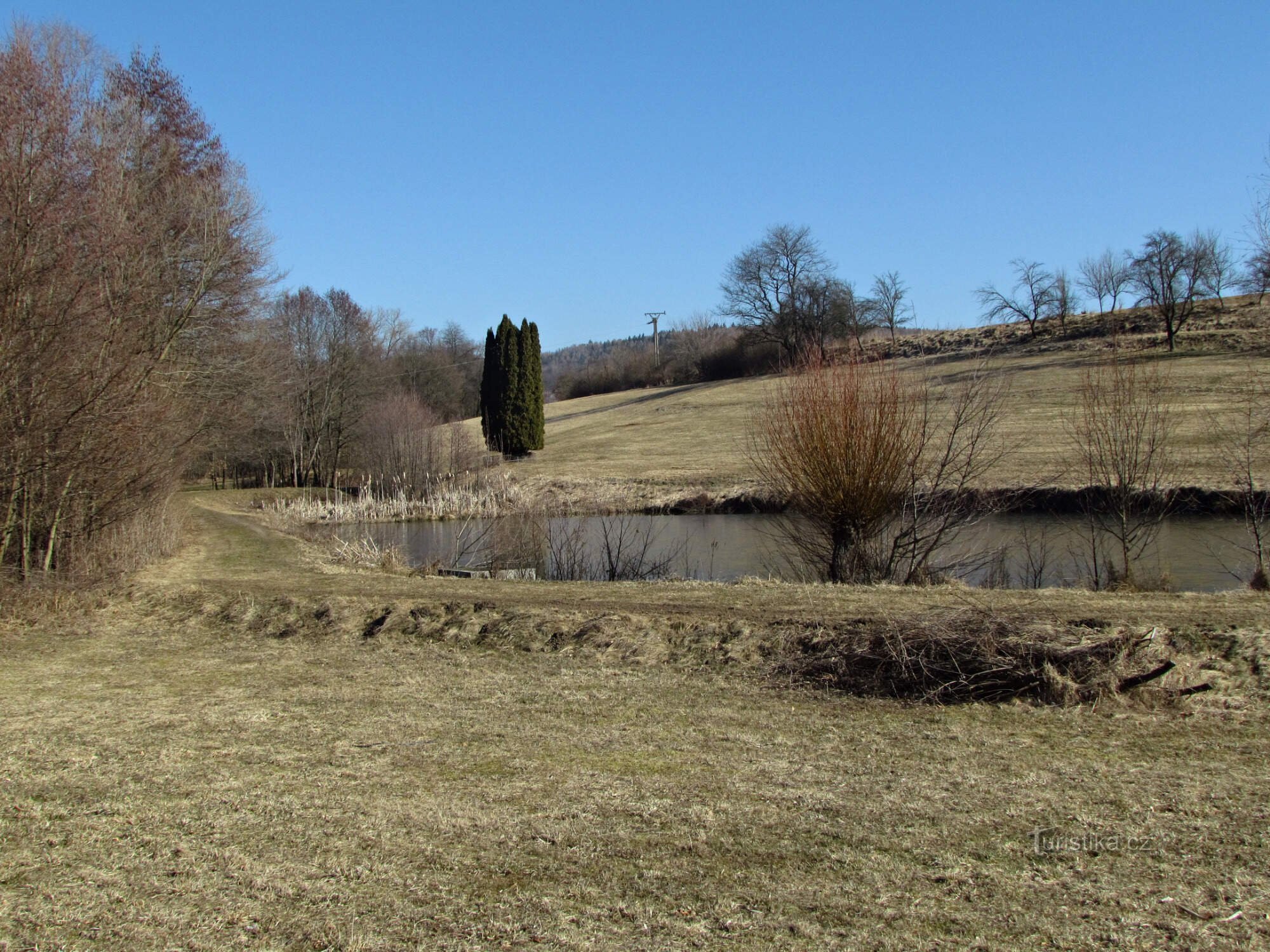 the pond under Březůvka