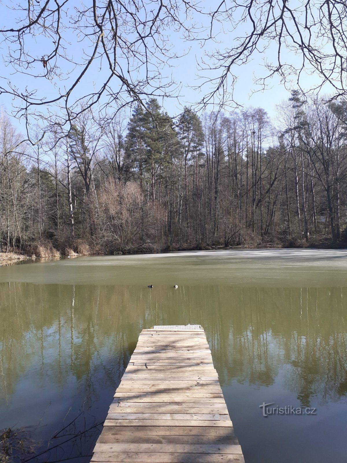 rybník u hájovny v Kamensku