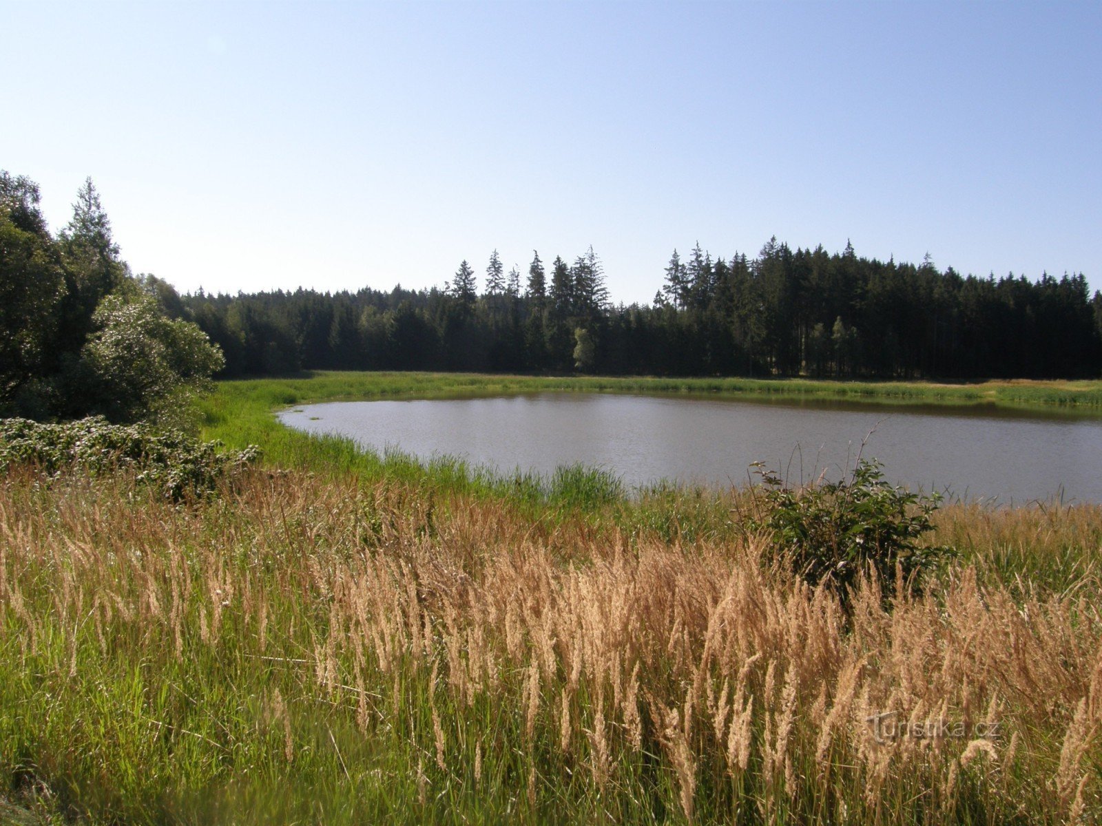 A lagoa em Špitálské Crossroads