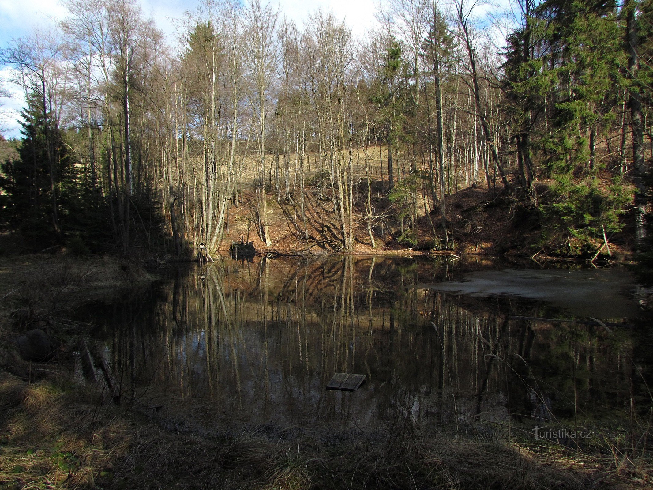 The pond near Valašská Senica