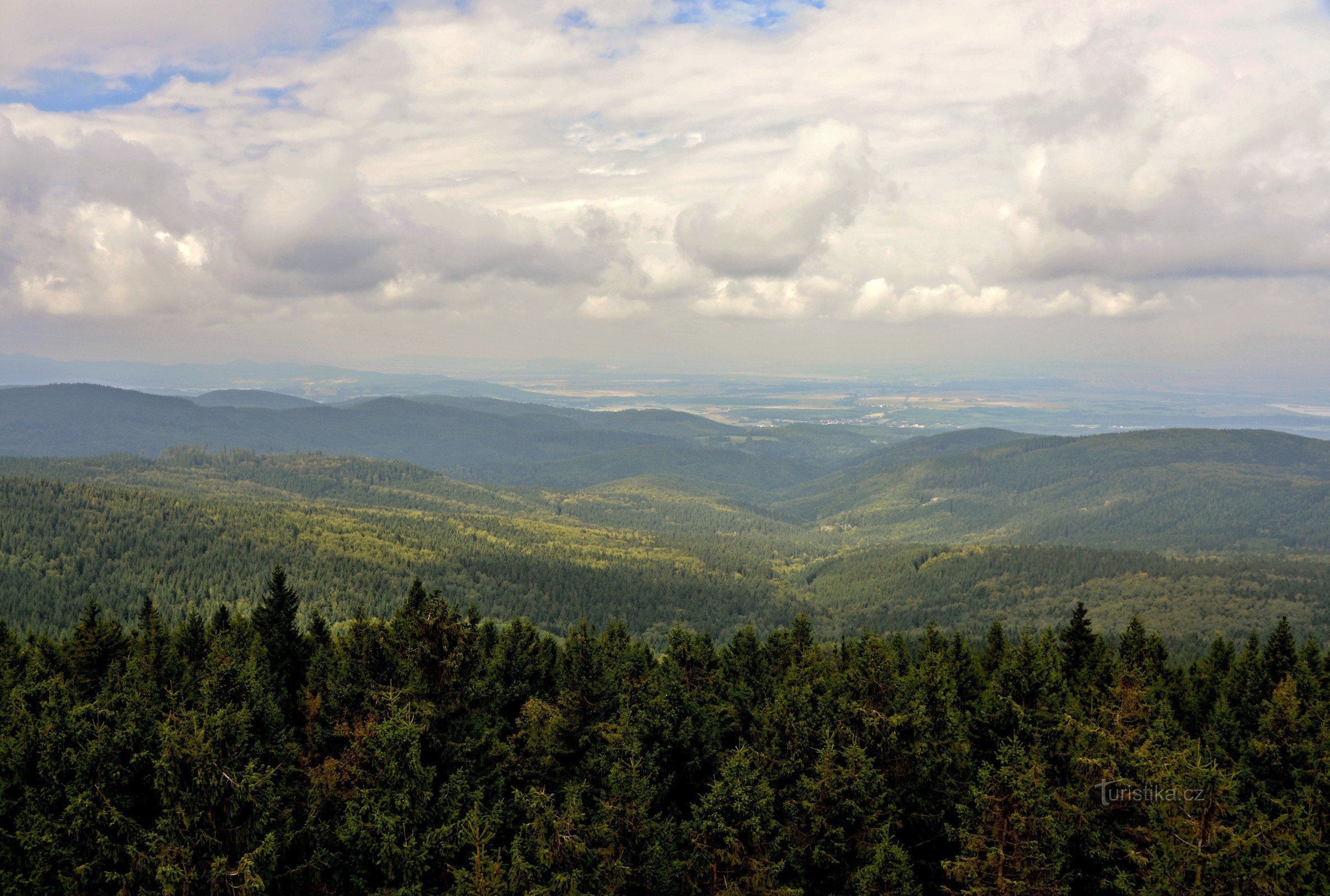 Rychleb Mountains: Borůvková Hora (pogled na poljsko stran)