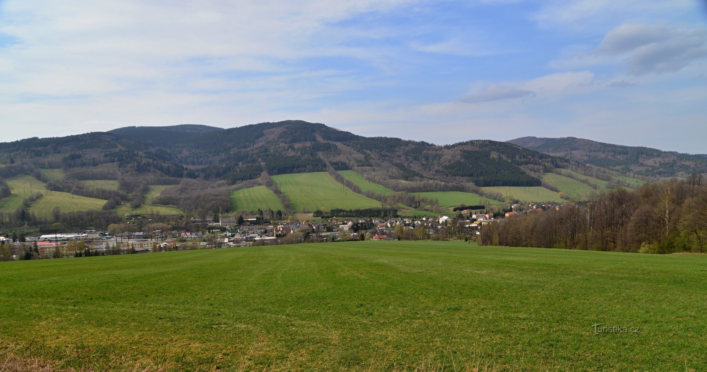 Rychleb-hegység: Sokolský hřbet Česká Vsí felett