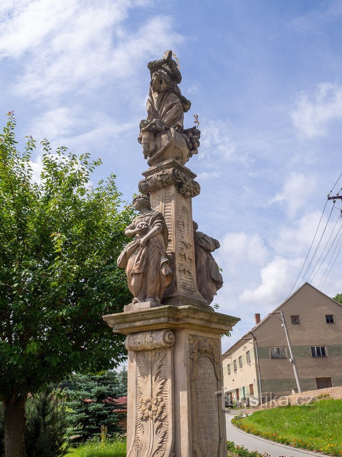 Rychnov na Moravskem – Marijanski (tudi kužni) steber