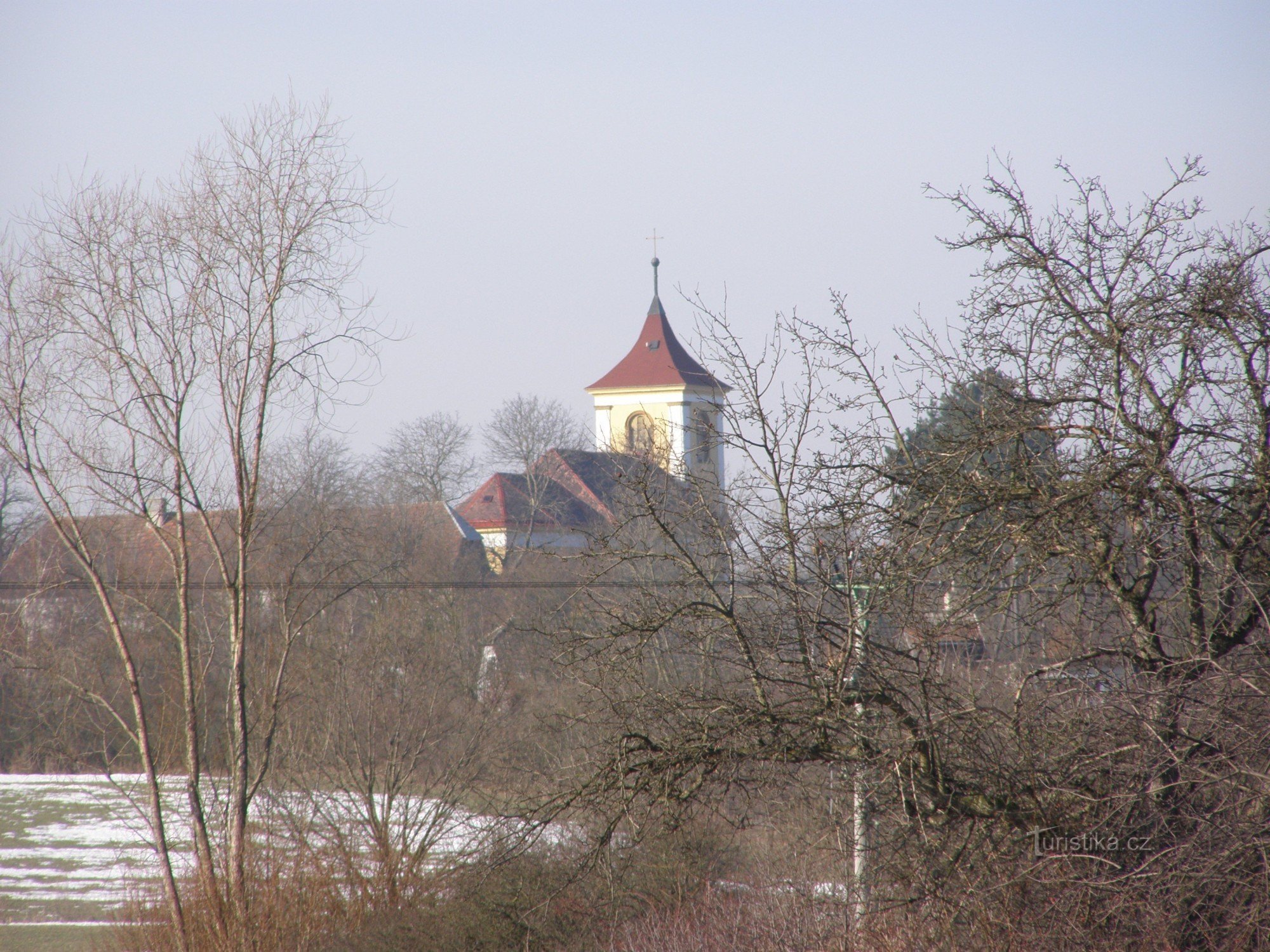 Rychnovek - Pyhän Nikolauksen kirkko. Vain
