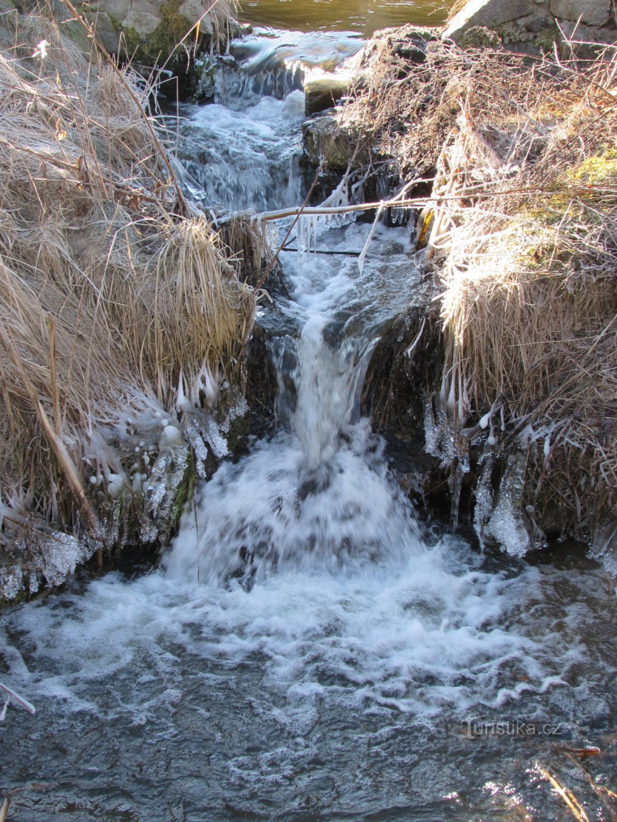 Arroyo Rychnovský junto al campo de golf