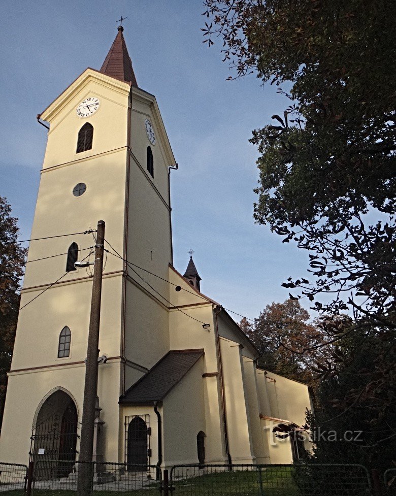 Rychvald Kirke St. Anna fra den anden side