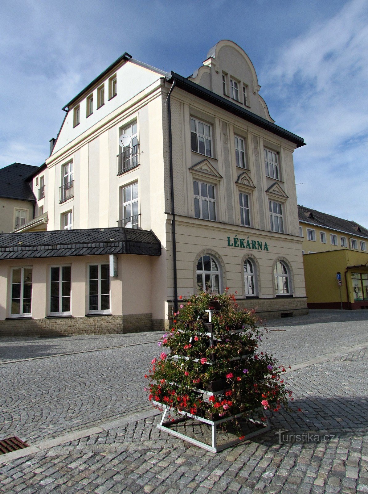 Rýmařov - clădirea farmaciei