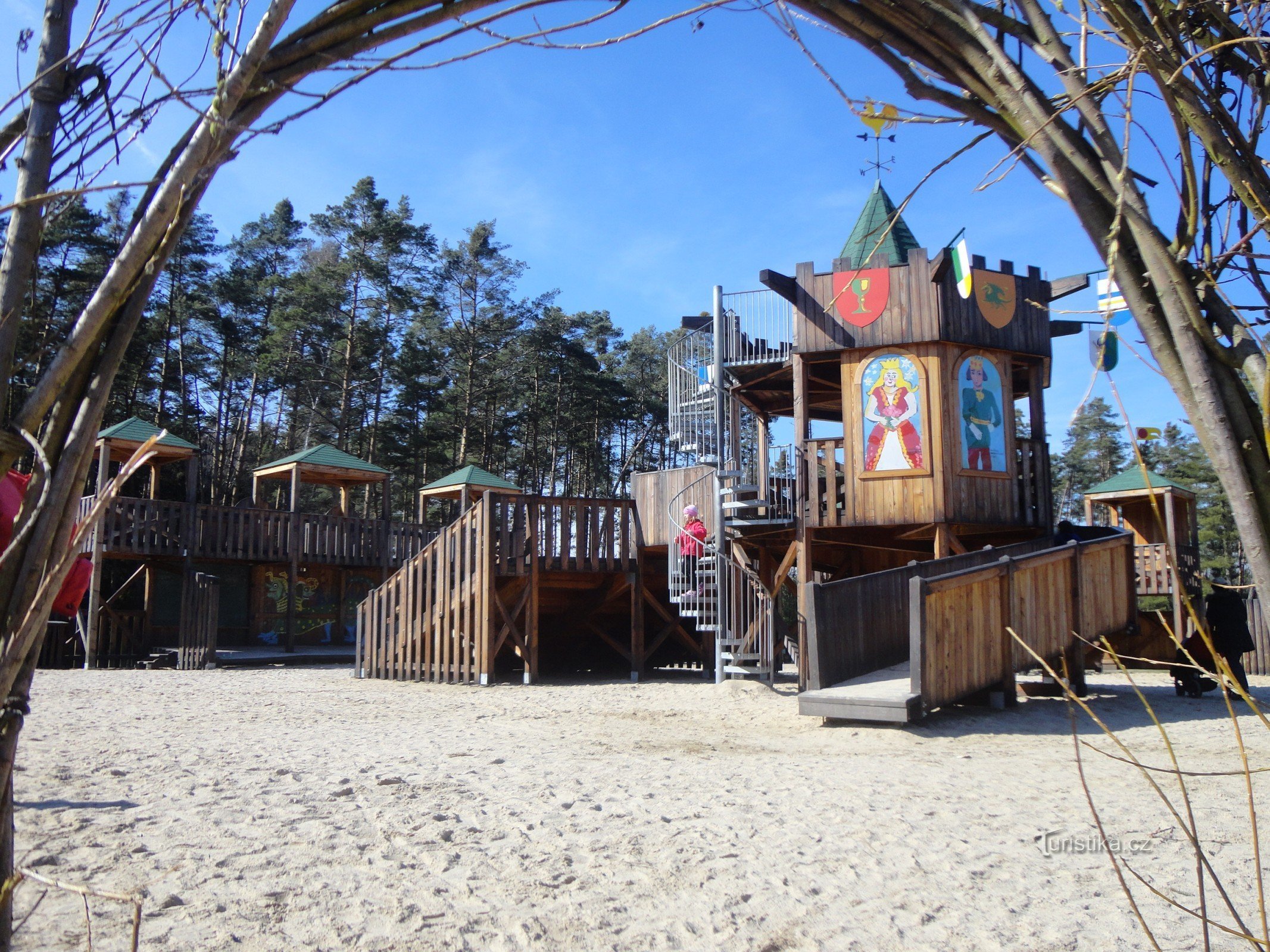 knight's fort in the Hradec forests