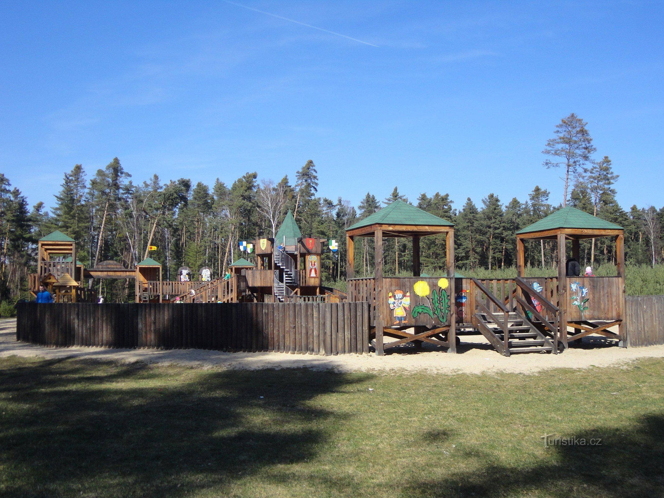 knight's fort in the Hradec forests