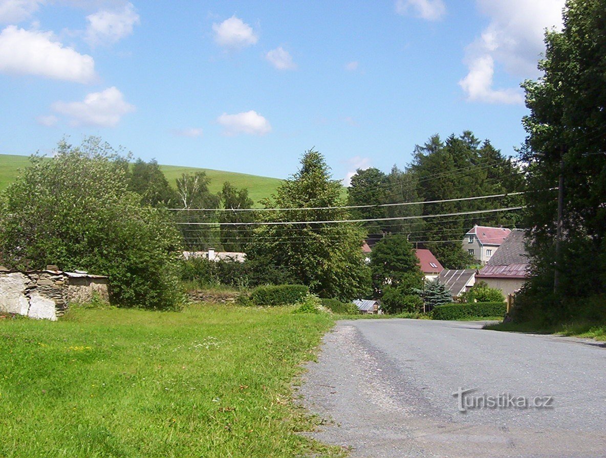 Рыжовисте-улица 5.května to Lomnice-Фото: Ульрих Мир.