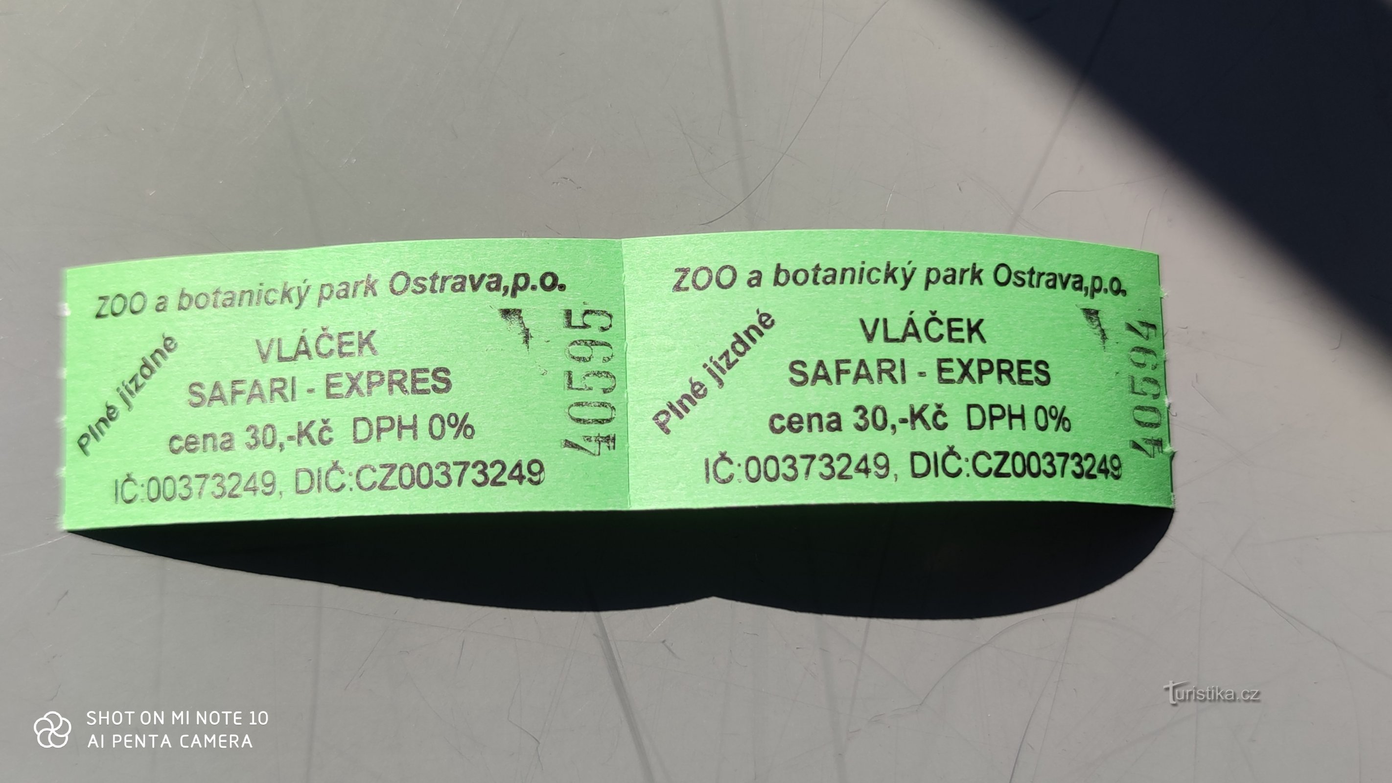 オストラヴァ動物園のサファリエクスプレス