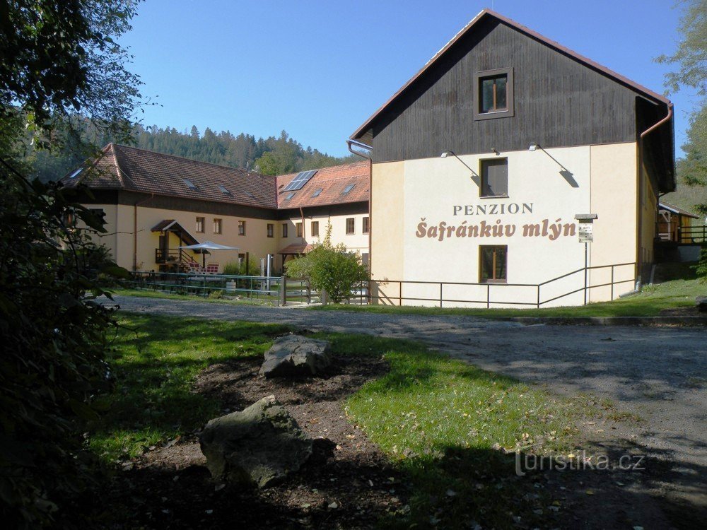 The saffron mill near Bobrůvka
